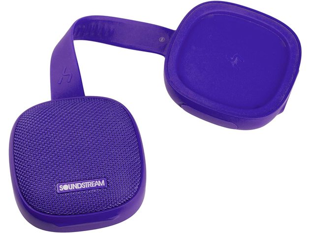 Soundstream H2Go IPX7 Waterproof Portable Bluetooth Speaker Purple (Refurbished)