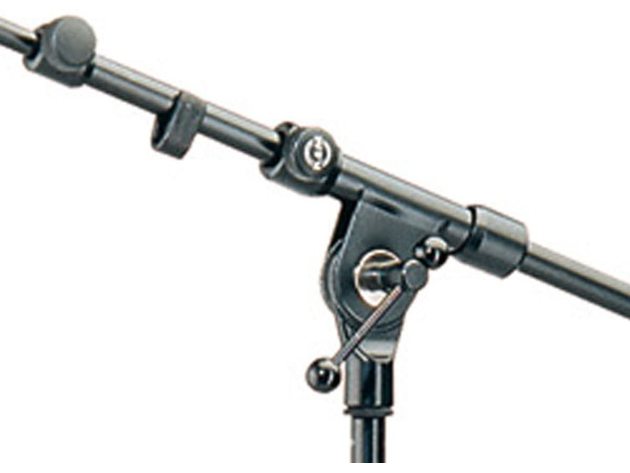 K&M 21090 Microphone Stand with Telescopic Boom Arm is Sturdy Tripod - Black (Used, No Retail Box)