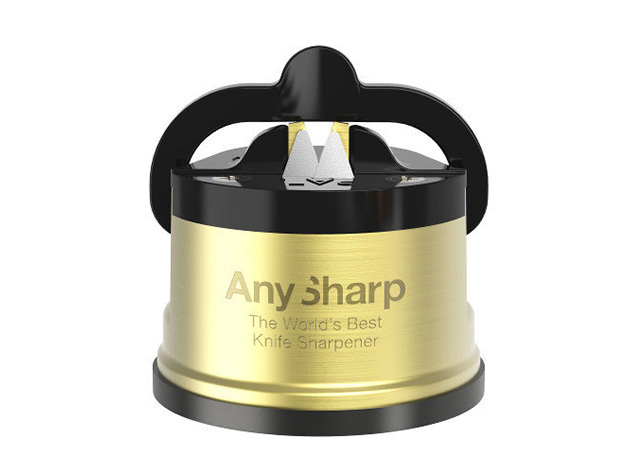 AnySharp Chef Pro Sharpener (Brass)