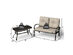 Costway 2 Pcs Patio Outdoor LoveSeat Coffee Table Set Furniture Bench With Cushion 
