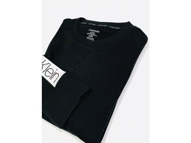 Calvin Klein Jeans Men's Monogram Sweatshirt Charcoal Size XX-Large