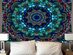 Art Retro Wall Tapestry “Hypnotic Peace” (150x130cm)