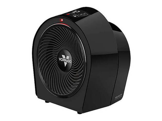 Vornado Velocity Whole Room Space Heater with Timer - Black