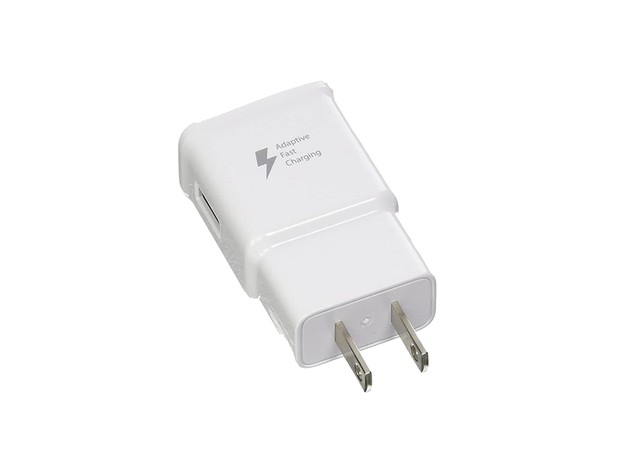 Samsung EP-TA20JWE Adaptive Fast Charging Wall Charger for Galaxy Note 4, Edge, S6/S6 Edge/ Edge+, S6 Active, Note 5 - White - Bulk Packaging
