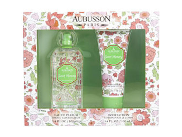 AUBUSSON SWEET MEMORY by Aubusson EAU DE PARFUM SPRAY 3.4 OZ & BODY LOTION 3.4 OZ For WOMEN