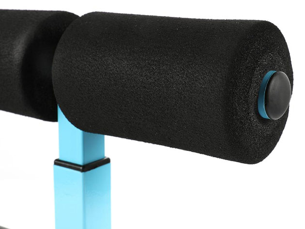 Auxiliary Enhanced Sit-Ups Muscle Trainer (Black/Blue)