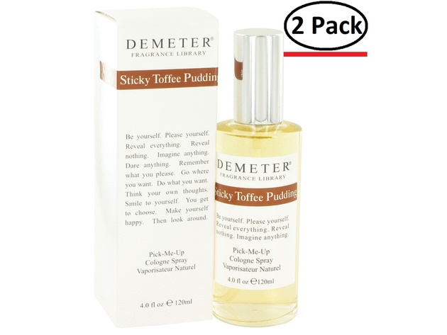 Demeter by Demeter Sticky Toffe Pudding Cologne Spray 4 oz for Women (Package of 2)