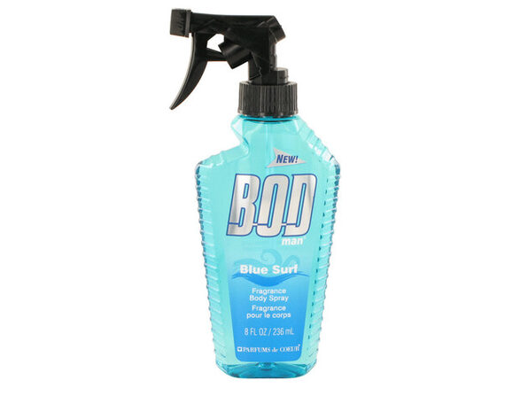 3 Pack Bod Man Blue Surf By Parfums De Coeur Body Spray 8 Oz For Men