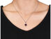 2.00 Carat (ctw) Garnet Heart Pendant Necklace in Sterling Silver with Chain