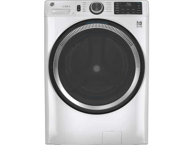 GE GFW550SSNWW 4.8 Cu. Ft. White Smart Front Load Washer With UltraFresh Vent System