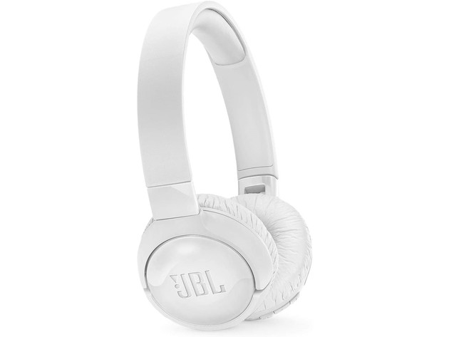 JBL T600BTNC Noise Cancelling On-Ear Wireless Bluetooth Headphone - White