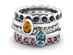 Solitaire Oval Aquamarine Ring 2/5 Carat (ctw) in Sterling Silver - 10