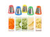 Costway 3 In 1 Electric Food Processor Citrus Juicer Frozen Dessert Maker Slicer Cutters - White