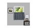 Achim Home Furnishings, Linen Sydney Pair Window Curtain Tier, Easy Care and Light Filtering, 58 Inch By 36 Inch, Grey
