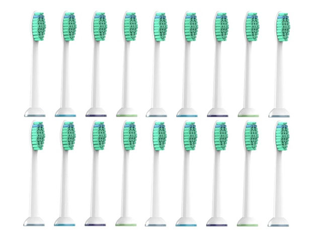 Sonicare Compatible Toothbrush Heads: 18-Pack