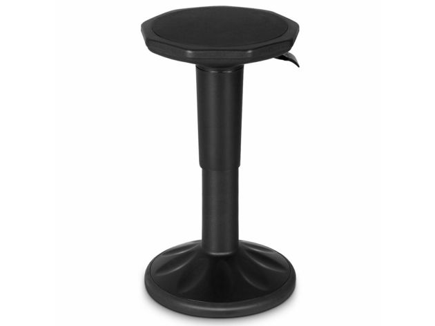Costway Wobble Chair Height Adjustable Active Learning Stool Sitting Home Office Black - Black