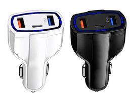 3-Port Fast Charge 3.0 Car Charger