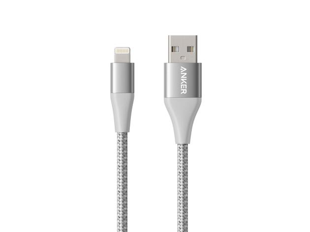 Anker 551 USB-A to Lightning Cable (Silver/10ft)