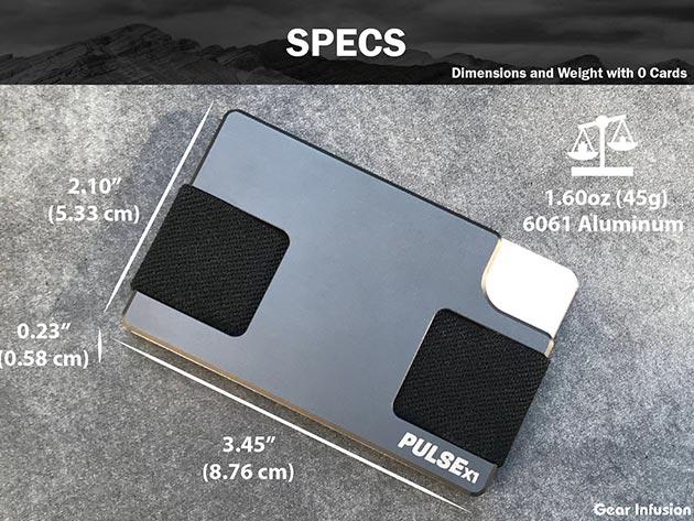 PulseX1 Ultra Slim Wallet (Gold)