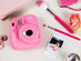 Fujifilm Instax Mini 9 Camera Bundle (Flamingo Pink)