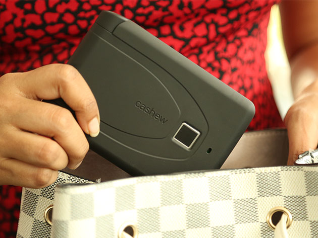 Cashew Smart Wallet with Biometrics & Bluetooth