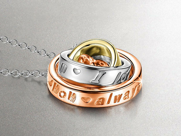 "I Will Always Love You Mum" Triple Rolling Necklace