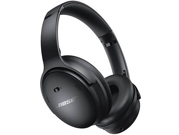 Bose QC45BLACK QuietComfort 45 Noise-Canceling Wireless Over-Ear Headphones - Black