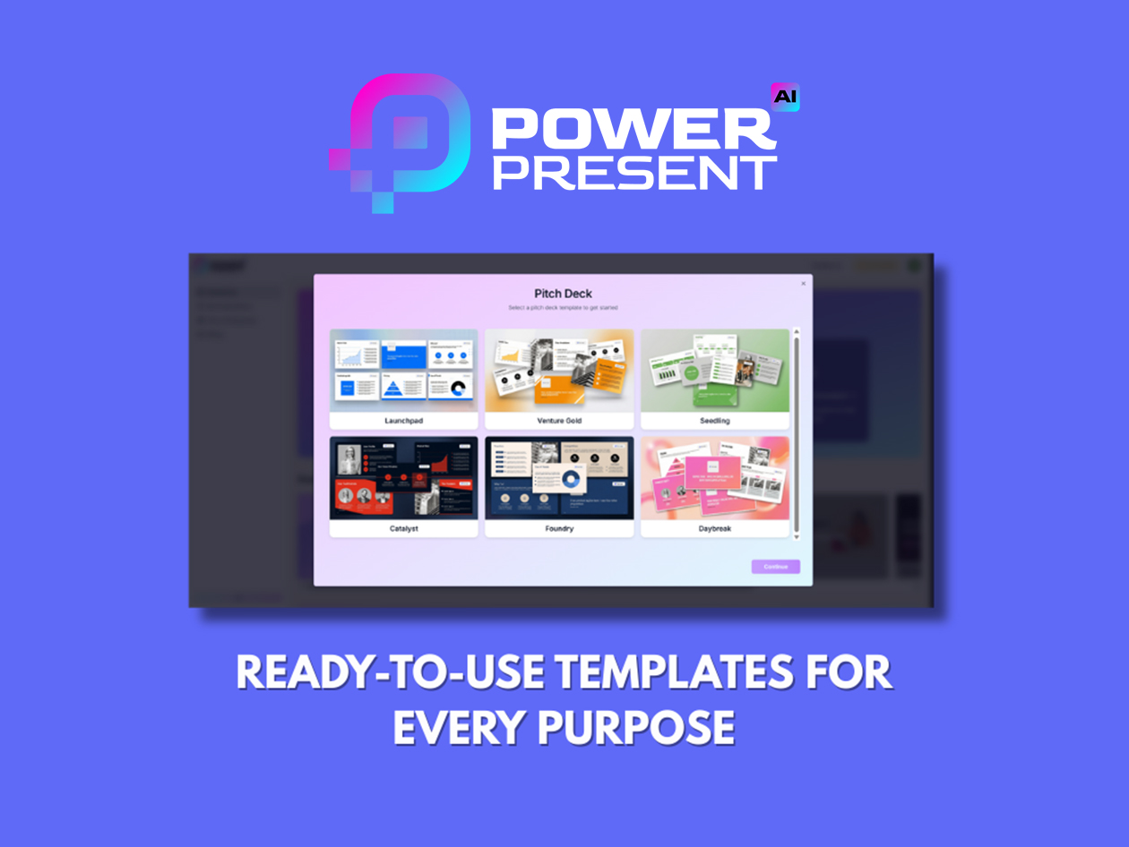 PowerPresent - AI Presentation Generator: Lifetime Subscription (Unlimited Presentations)