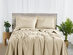 Bamboo 2000 Count 4-Piece Sheet Set with SnugGrip (Taupe/Twin)