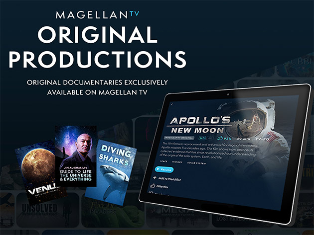 MagellanTV Documentary Streaming Service: 1-Year Subscription