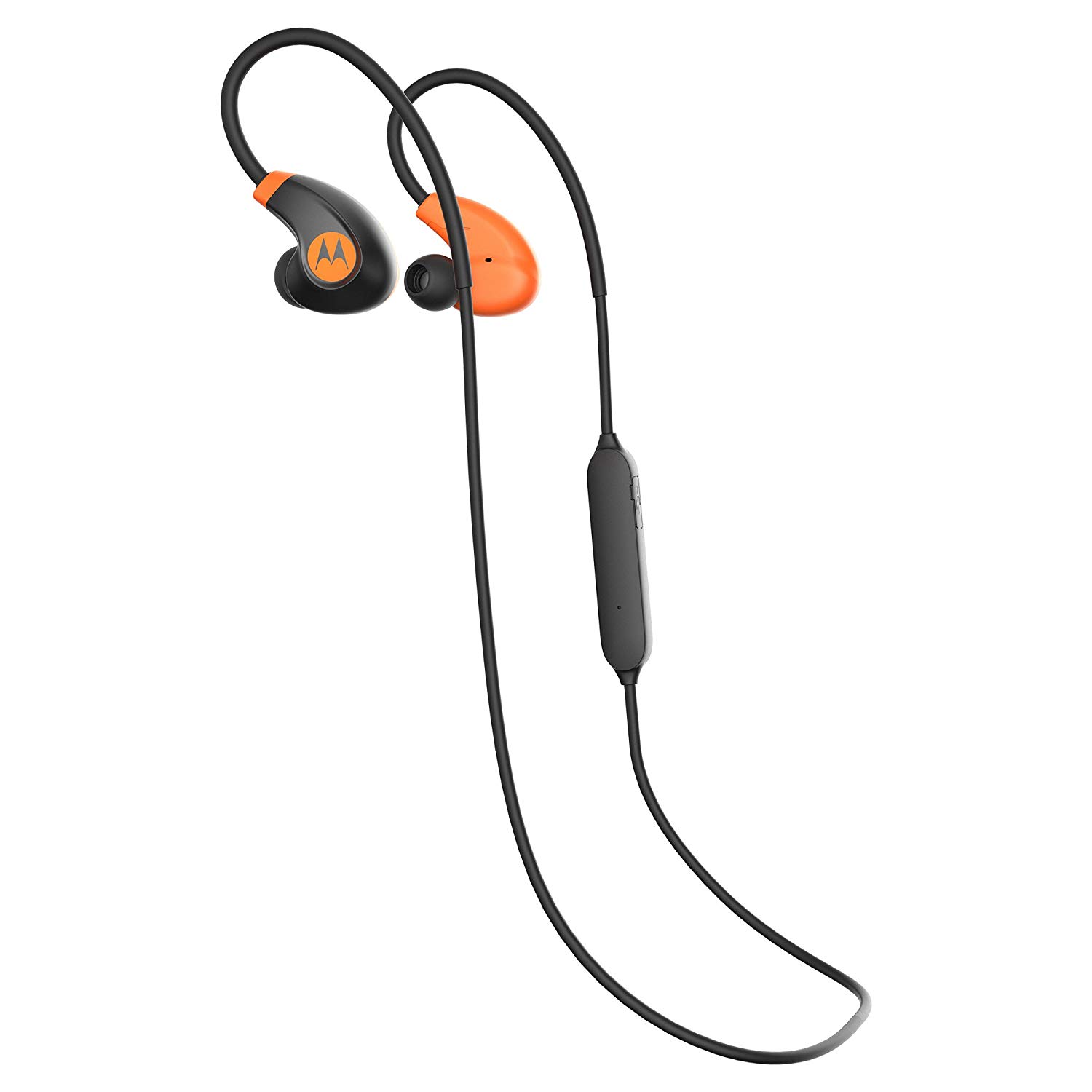 Motorola Verve Loop 2+ Super Light Waterproof Wireless Stereo Earbud Black/Orange