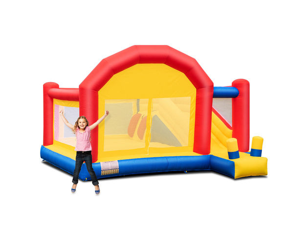 Costway Inflatable Bounce House Slide Bouncer Castle Jumper Playhouse w/ 950W Blower 