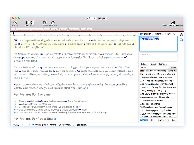 TextSoap Mac App: Automate Tedious Text Document Clean up