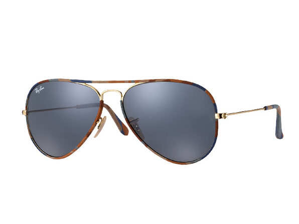 Ray-Ban Camo Aviator Classic Sunglasses - Blue | StackSocial display picture 1