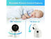 Costway Security Video Baby Monitor W/ Tilt-Zoom VOX Auto Camera Infrared Night Vision - White