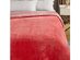 Zakary Flannel Reversible Heathered Sherpa Throw Blanket (90"x90"/Fuchsia)