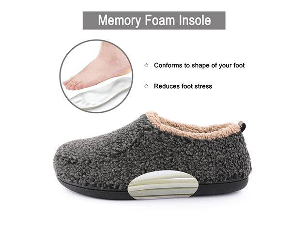 Men's Nomad Slippers with Memory Foam (Black)