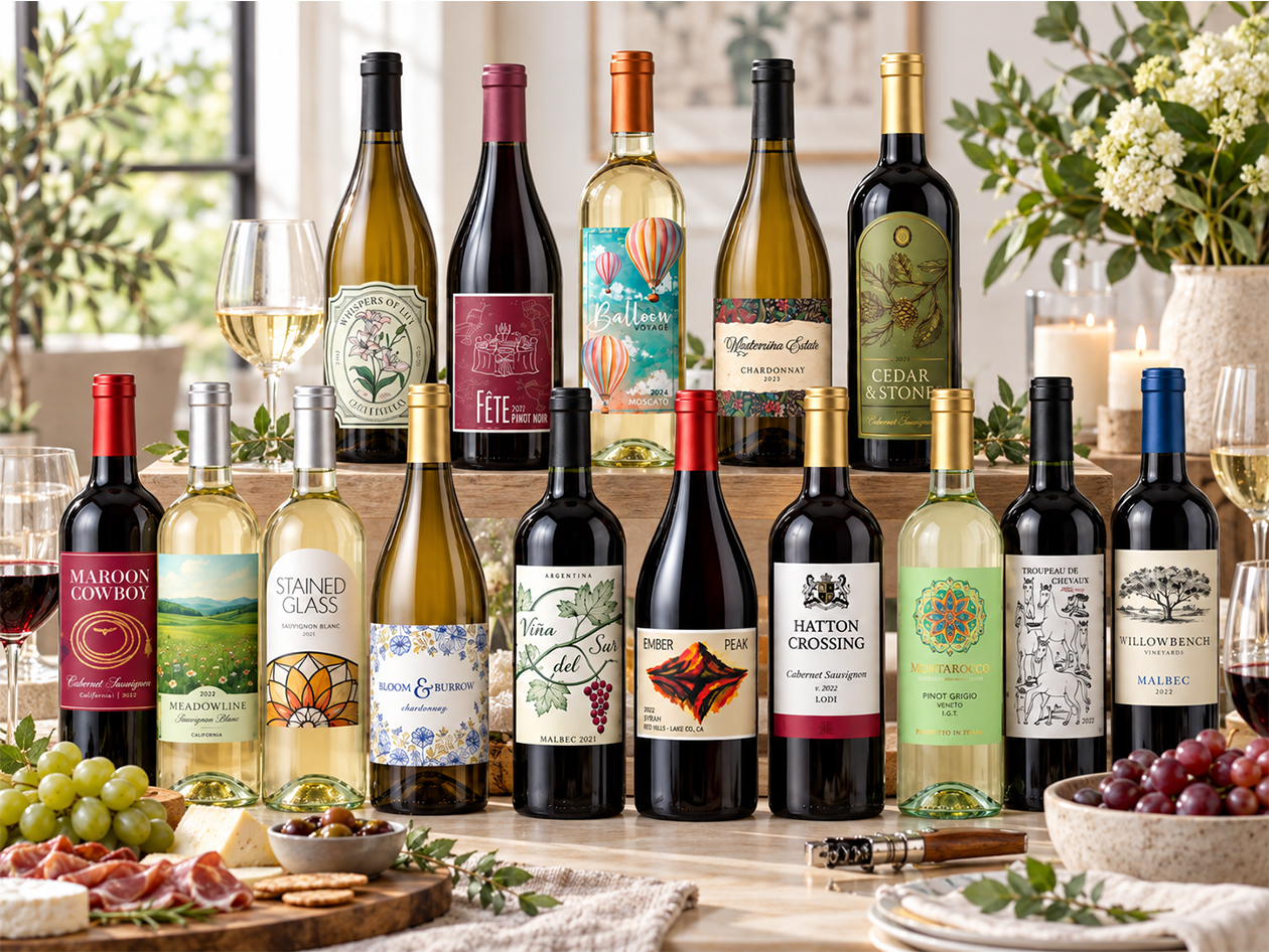 15 Bottles of Curated Wines (Shipping not included)
