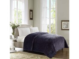500 Series Solid Ultra Plush Blanket Midnight King