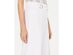INC International Concepts Women's Petite Side-Belt Wide-Leg Pants White Size 8 P