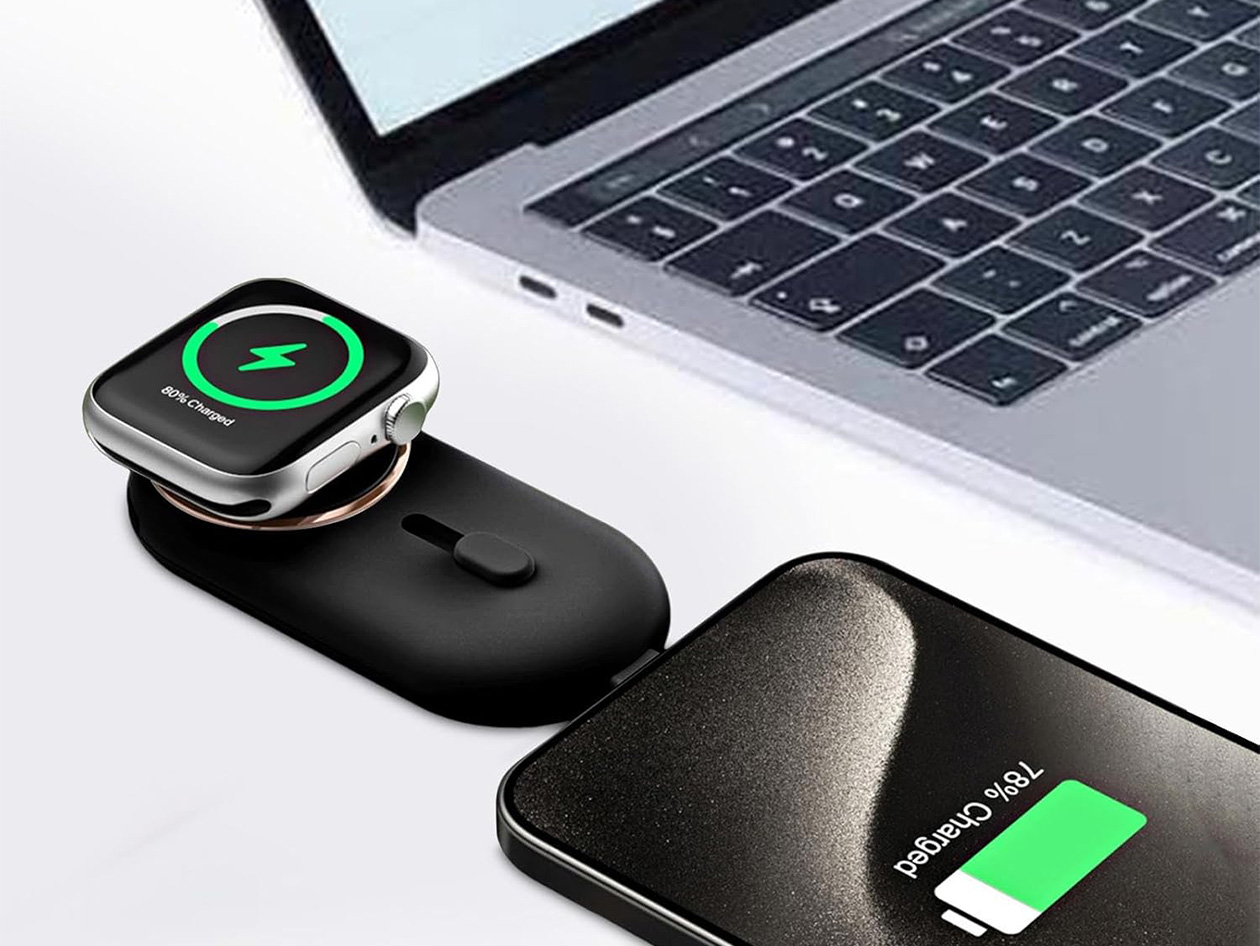 Charge Fob 2000mAh USB-C Power Bank & Apple Watch Charger