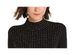 INC International Concepts Women's Iridescent-Studded Mock-Neck Sweater Black Size Medium