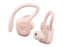 JVC HAET45TP Fitness In-Ear True Wireless Headphones with Dual Use Design- Pink