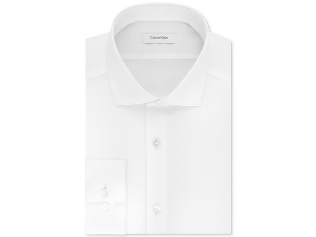 Calvin Klein Men's Slim-Fit Long-Sleeve Button Dress Shirt Size 15.5x34-33  | StackSocial