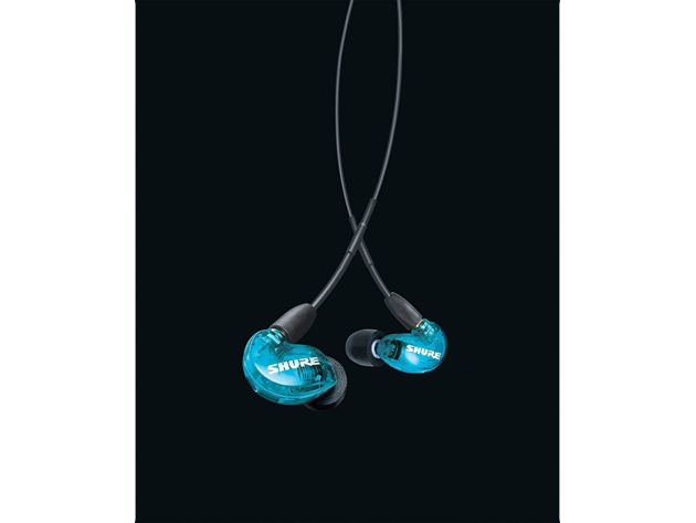 Shure SE215SPE Special Edition Sound Isolating Earphones Single Dynamic - Blue (Like New, Damaged Retail Box)