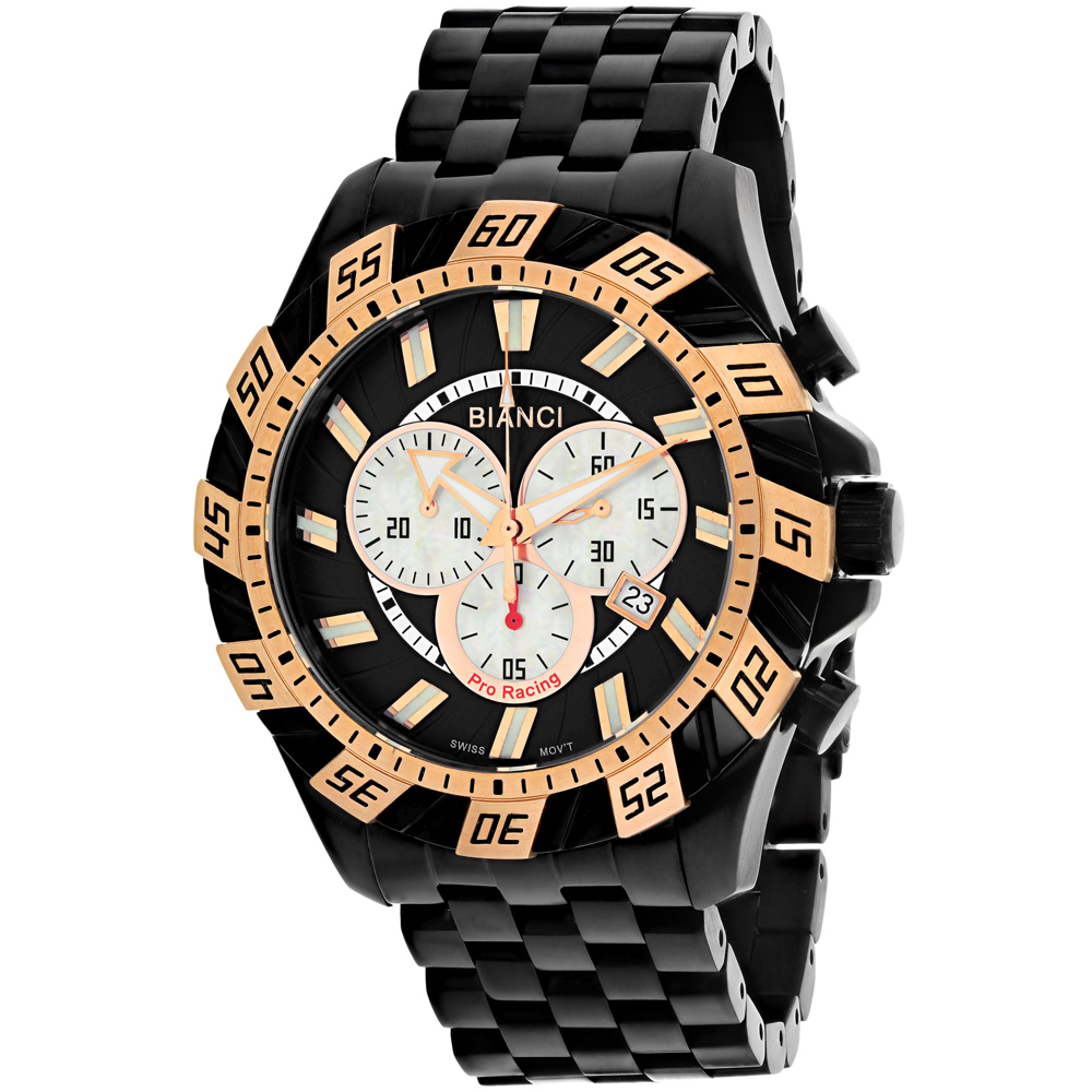 Roberto Bianci Men's Valentino Black Dial Watch - RB70605