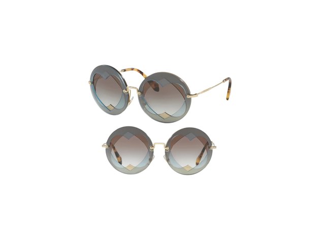 Miu miu hot sale sunglasses heart