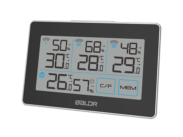BALDR Wireless Weather Station with 3 Sensors