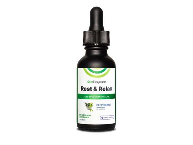 Peppermint Rest & Relax PM Formula CBD Tincture (2-Pack)