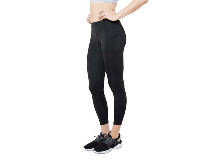Kyodan Womens Simple Basic Workout Yoga Leggings with Pockets - X-Small